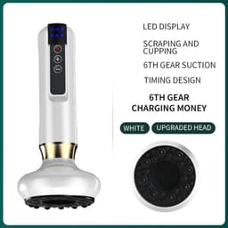 image-Electric Massage Scraper Cupping Device with USB Heating