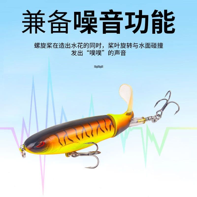 image-Artificial Fishing Bait Propeller - Plastic Hard Lure Simulation Gear