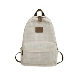 image-2021 autumn plaid rucksack female high school students junior high school students backpack college students simple and cute school bag