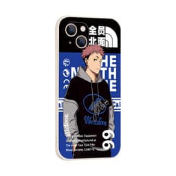 image-iPhone 14 Max TPU Cartoon Case - Anti-fall Black