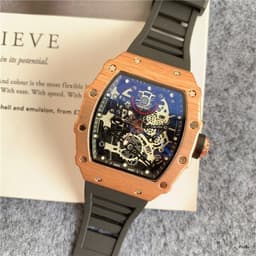 image-Men's Casual Business Watch 43mm Stainless Steel Quart Dial