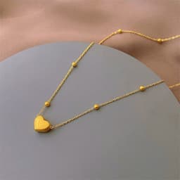 image-Titanium Steel Diamond Necklace - Women's Clavicle Chain