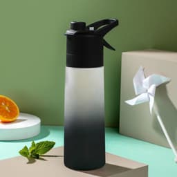 image-Orange Source Water Bottle 650ml - Gray Sports Cup