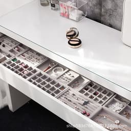 image-Jewelry Storage Tray - Desktop Organizer