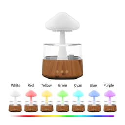 image-Siweiyi Ultrasonic Humidifier - Wood Grain 300ML