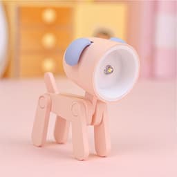 image-LED Night Light Pet Decoration Mini Phone Holder - Orange