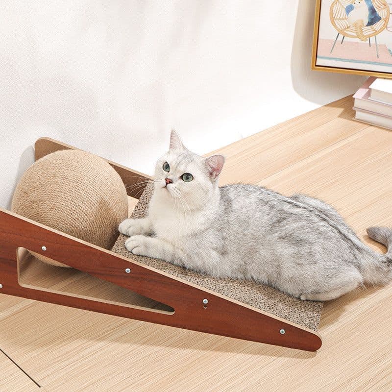 image-Pet Cat Scratching Board Corrugated Paper