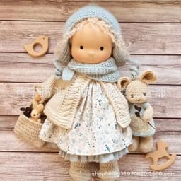 image-Waldorf Doll Vinyl Mini Christmas Thumbling