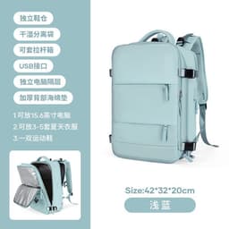 image-Shoulder outdoor travel bag female backpack female backpack boarding business trip travel bag brigade Li school bag computer bag