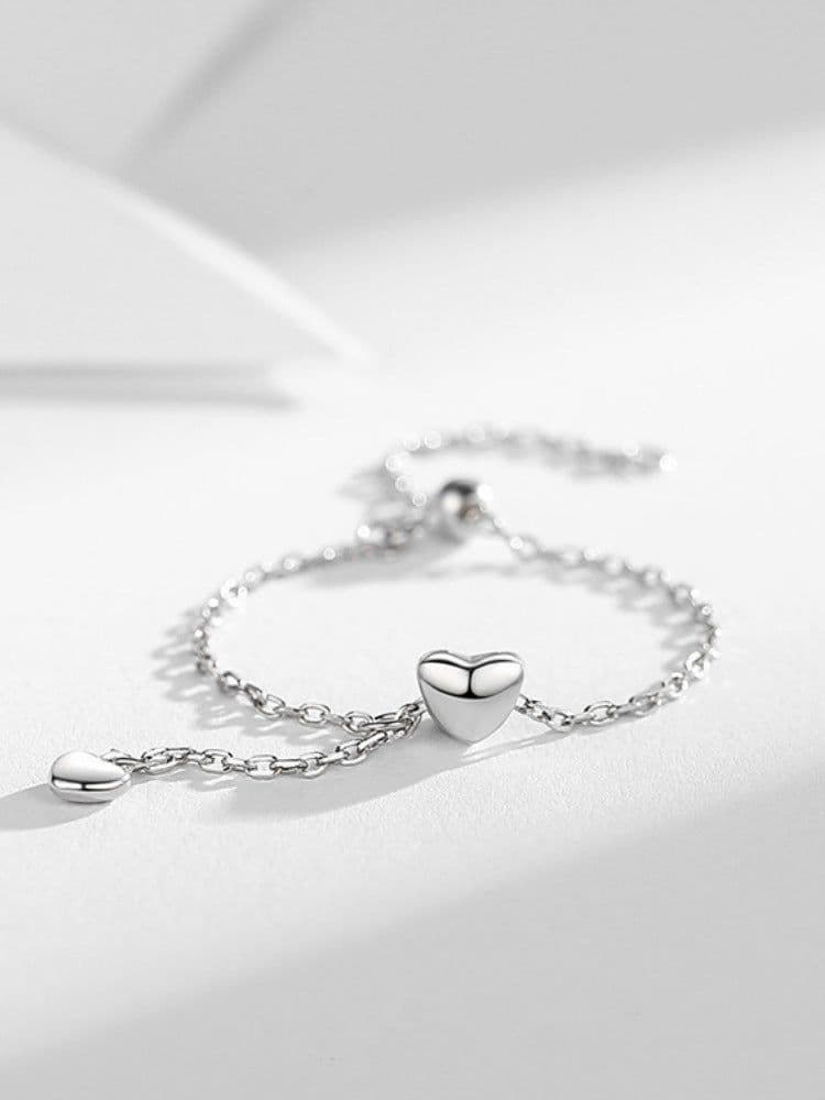 image-925 silver-plated love ring female ring adjustable index finger accessories joint ring tail ring fashion personality