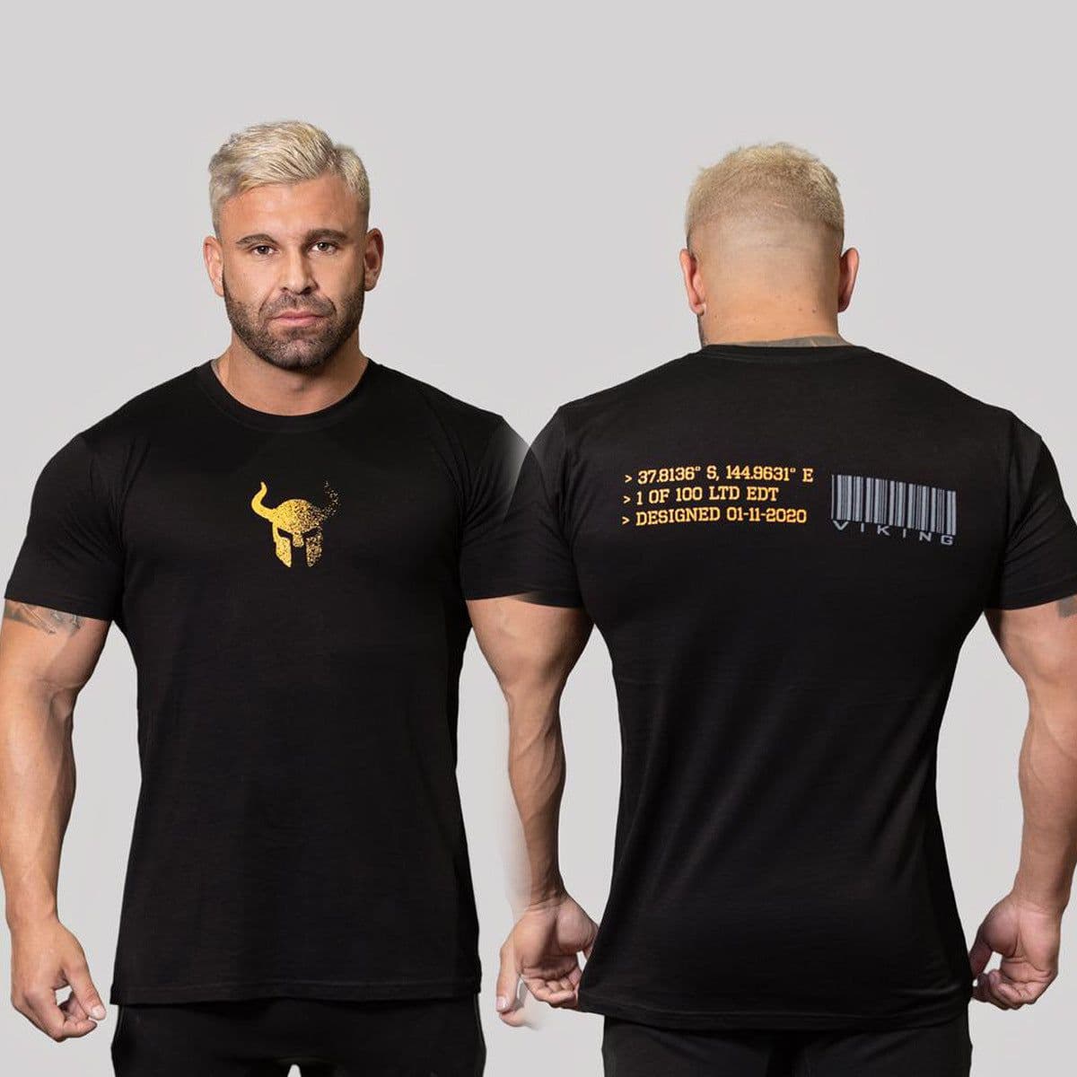 image-Men's Cotton Running T-Shirt - Slim Fit Breathable Round Neck
