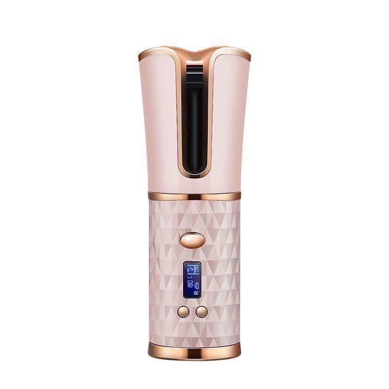 image-Portable Wireless Hair Curler USB Rechargeable