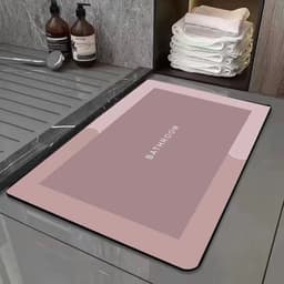 image-Shenghui Diatom Mud Bath Mat - Army-Black, Quick Dry, Easy Care
