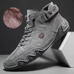 image-Explosive Didi Ram men's shoes high-top cotton shoes men's casual shoes winter plus velvet thickened shoes Martin boots men's models