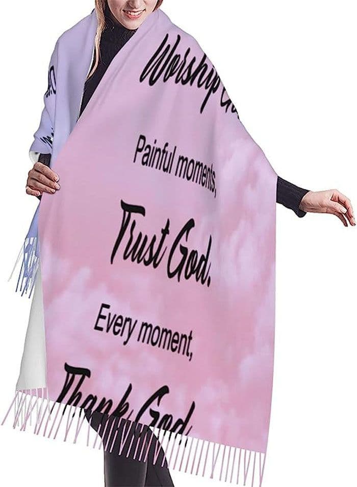 image-Arabian Scarf Shawl - Navy Blue Gold 50x180cm Polyester