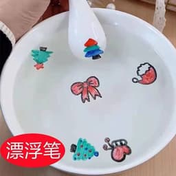 image-Children's water painting colorful floating pen children's magic water floating pen erasable whiteboard pen floating pen wholesale