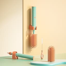 image-Silicone Bottle Brush Set - Long Handle