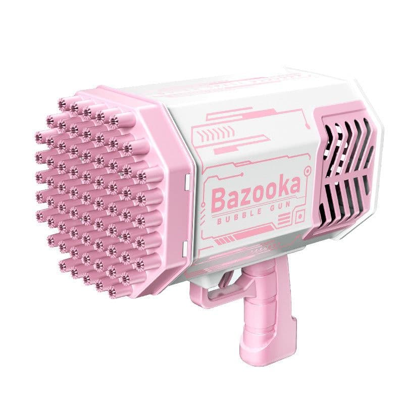image-Gatling Bubble Machine - Rechargeable 69-Hole Bazooka Blue