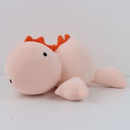 image-Dinosaur Plush Toy - Triceratops Weighted Cotton White