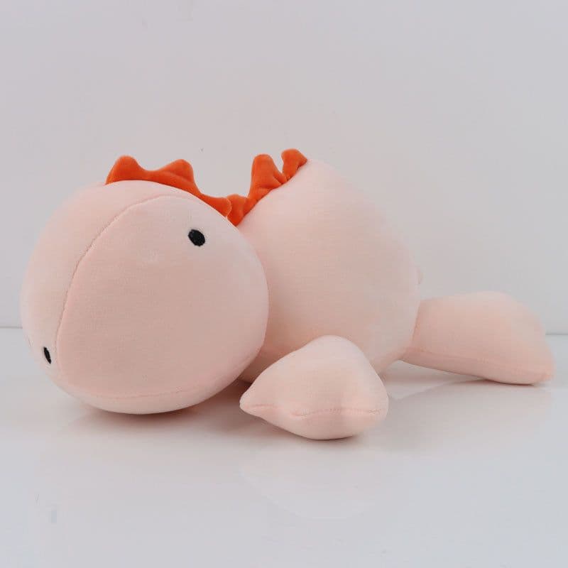 image-Dinosaur Plush Toy - Triceratops Weighted Cotton White