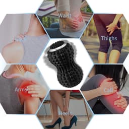 image-Hot Foot Massage Ball - Deep Relief, Yoga, Peanut Shape, Wholesale