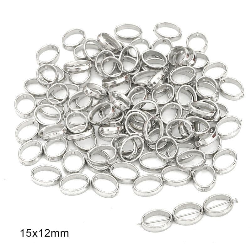 image-DIY Plastic Resin Heart Shape Beads - 25pcs Gold/White/K Set
