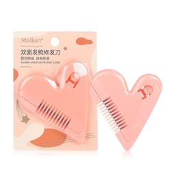 image-Marianne Red Heart-Shaped Hair Clippers - DIY Sharp Comb 22g Direct Sale