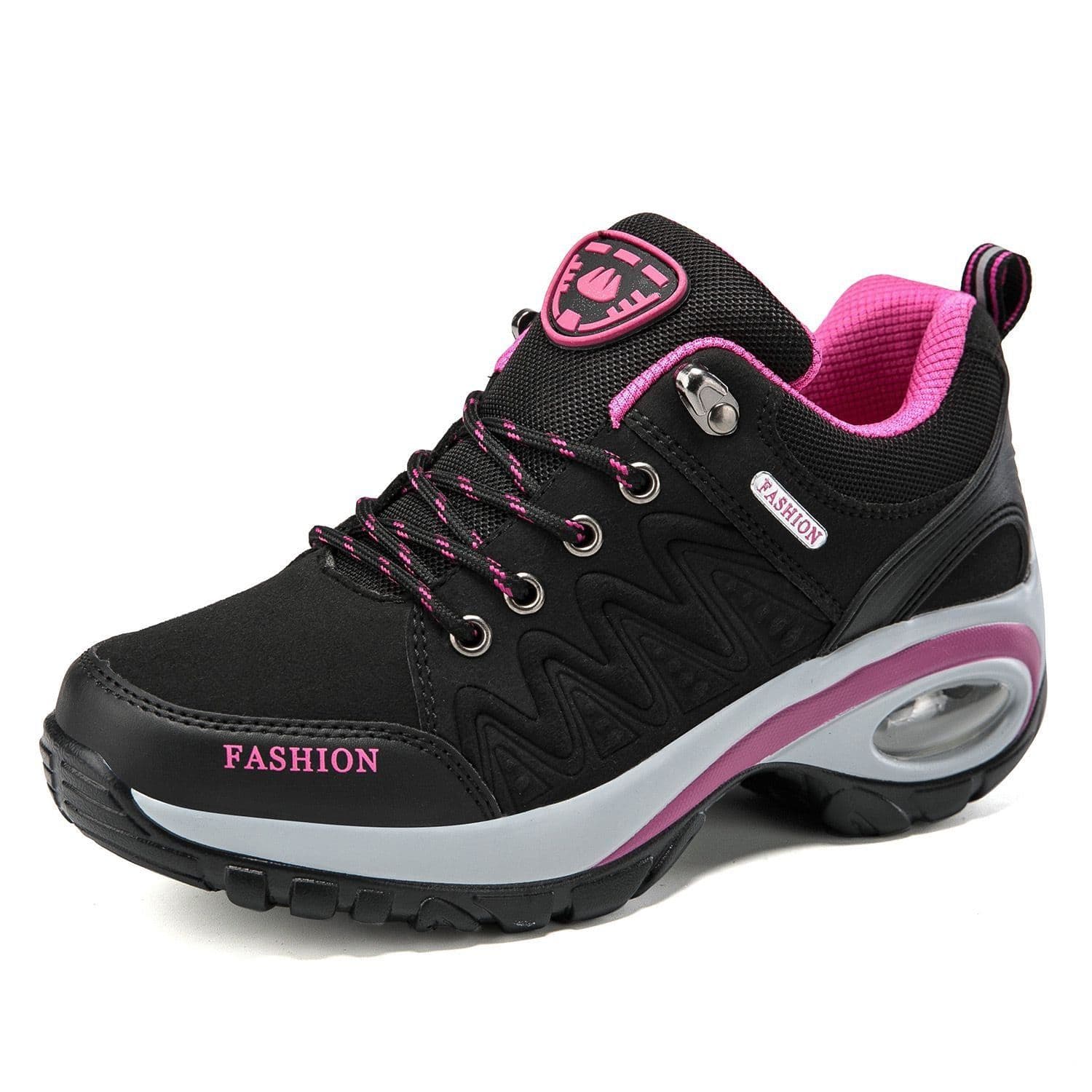 image-2022 autumn new air-cushion shoes air-cushion running shoes women's heightened soft-soled shock-absorbing sports all-match thick-soled casual shoes