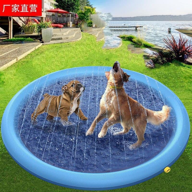 image-Spot Pet Spray Mat Folding Dog Swimming Pool