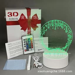 image-16-Color Remote USB 3D Night Light Erasable Graffiti Board Lamp 12*15