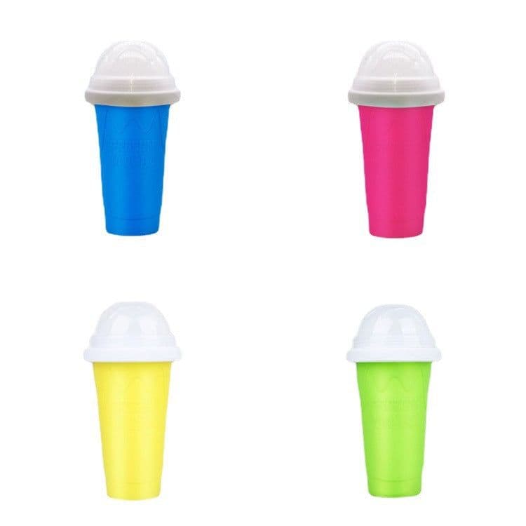 image-Cross-border home smoothie cup summer pinch cup smoothie cup summer shake shake into ice cup internet celebrity refrigeration cup