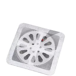 image-Disposable Drain Filter Stickers 10x10cm - Anti-Clog Hair
