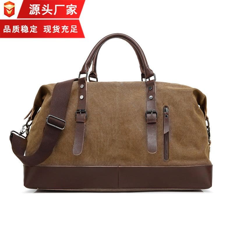 image-AUGUR Canvas Travel Bag 20-35L Army Green