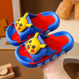 image-Hanzhai Children's Slippers - Sapphire Cartoon Animal