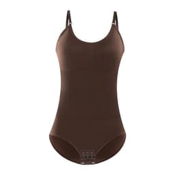image-Sakura Lily Body Shaper Bodysuit - Black Nylon S