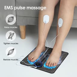 image-EMS Foot Massage Pad - Remote Control Black