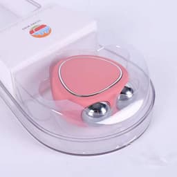 image-Micro-current Beauty Massager - Pink Face Lift Tool