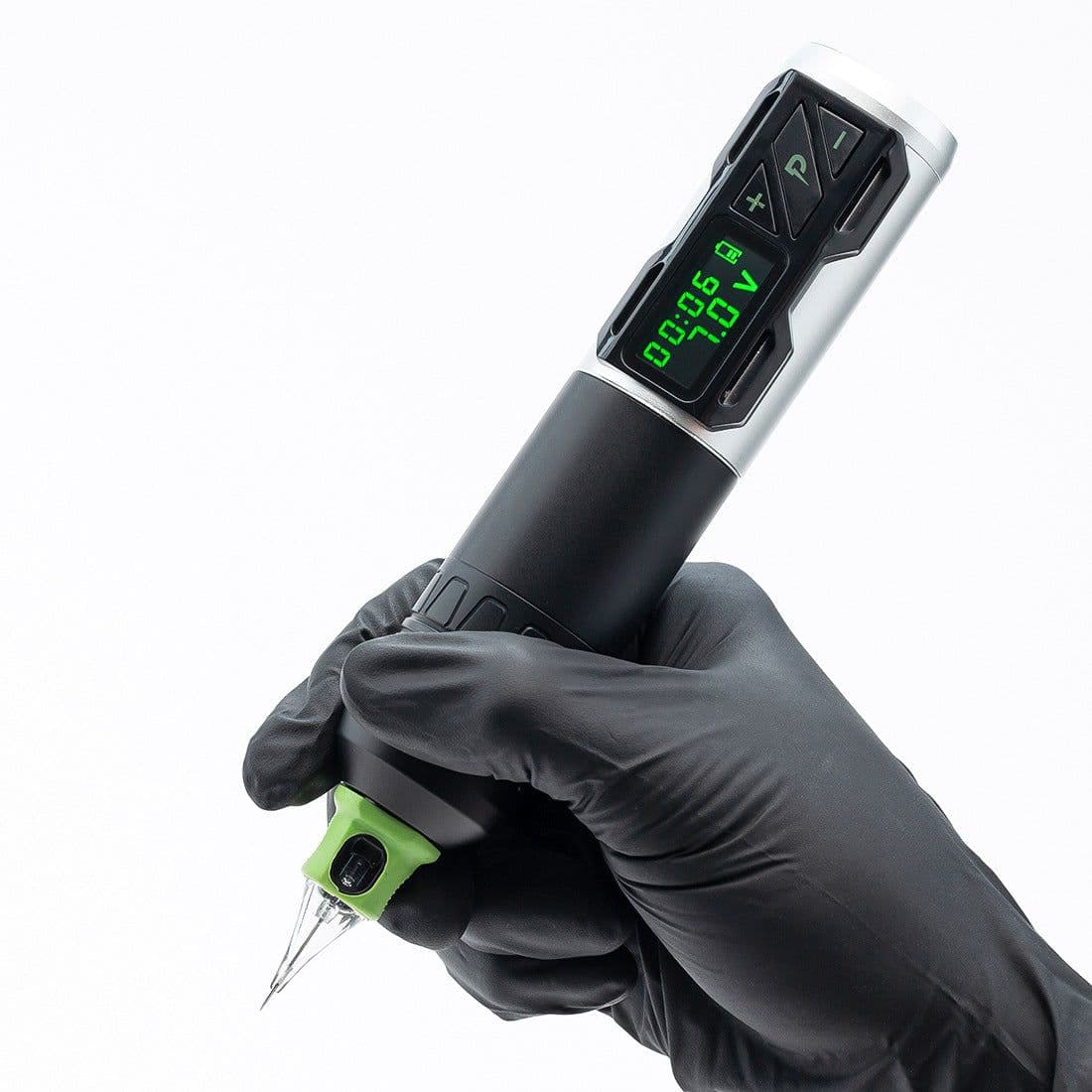 image-Wireless Rechargeable Tattoo Pen - Silver