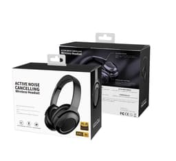 image-OEM Silver Noise-Canceling Bluetooth Headset ANC 5.0 12hr