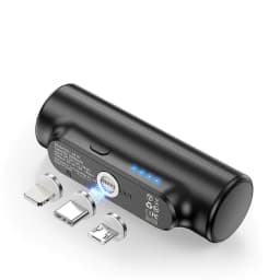 image-KUULAA Power Bank 3000mAh Black - Magnetic Wireless