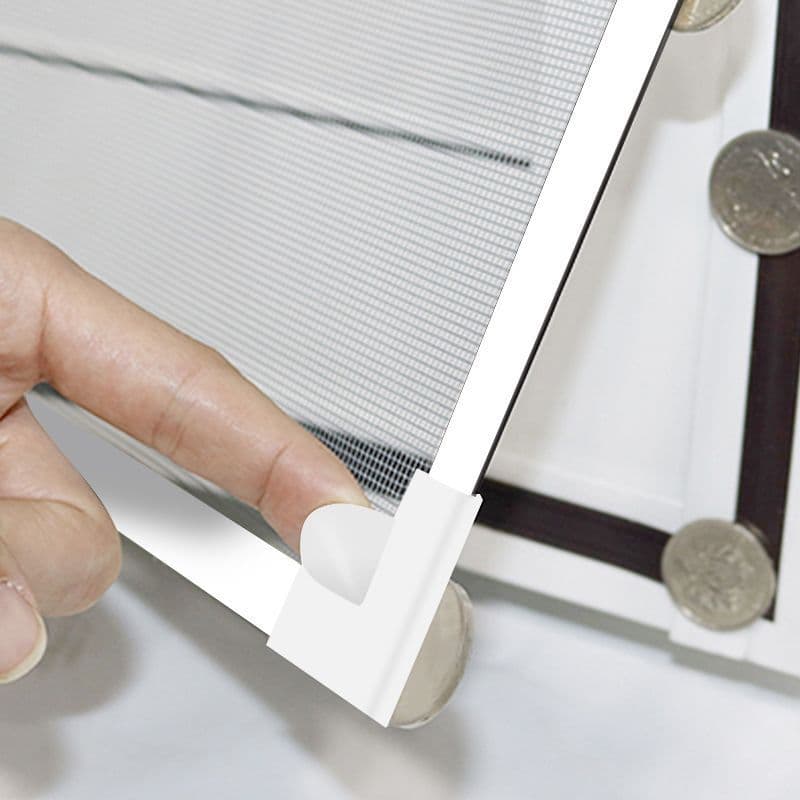 image-Magnetic Screen Window Mesh 170x180cm White