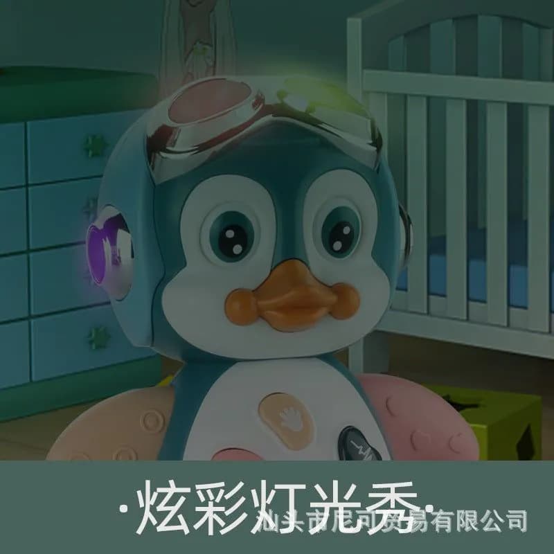 image-Electric Light Music Swing Penguin Toy - Infant