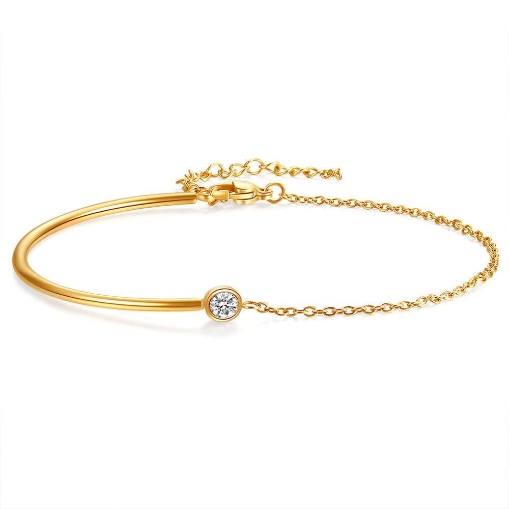 image-NIBASTAR Titanium Steel Bracelet - 18K Rose Gold