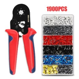 image-European Style Tubular Terminal Crimping Pliers HCS8 6 4 6 6