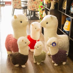 image-Alpaca Plush Toy - Large Soft Lamb Doll