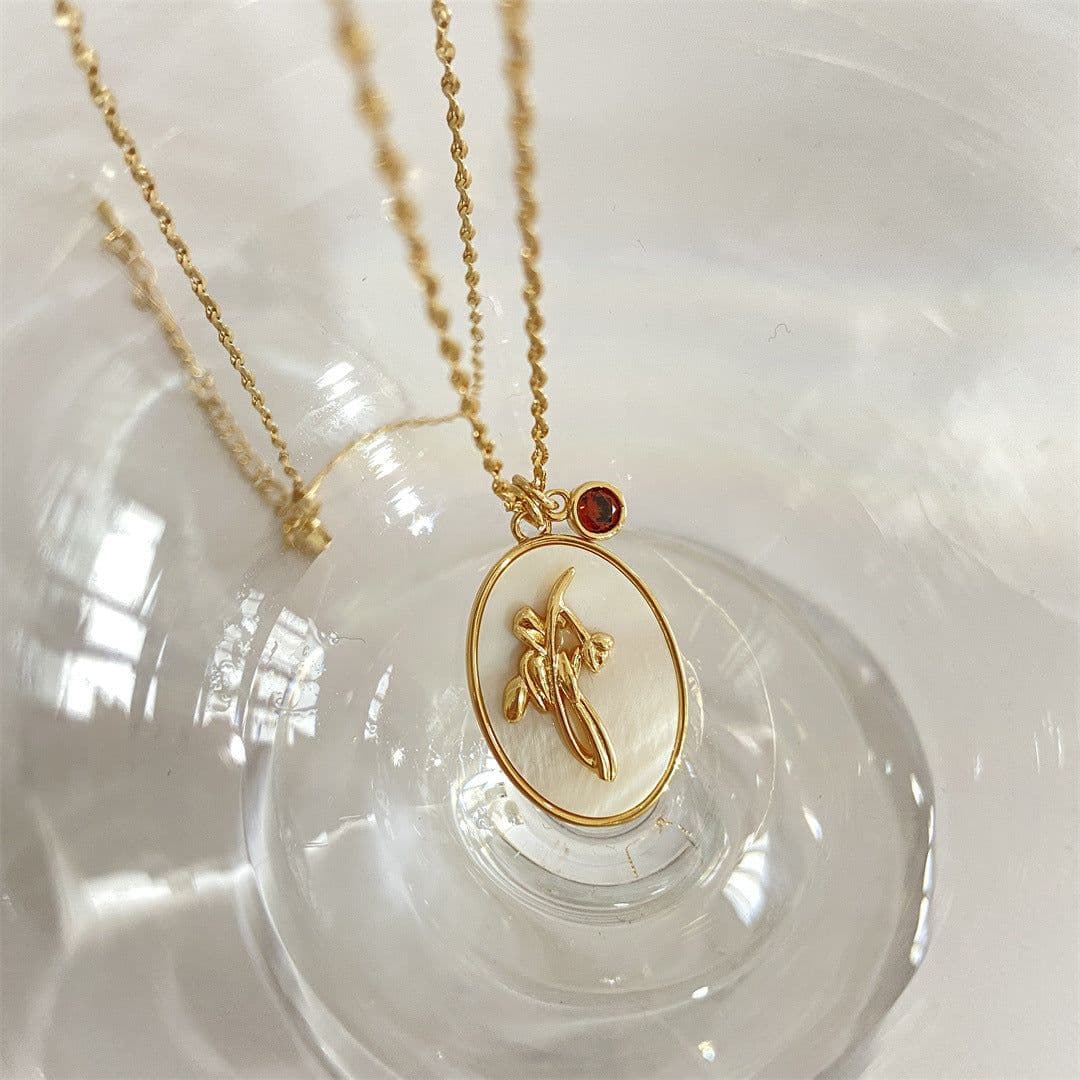 image-December Flower Necklace - Sunflower Copper Clavicle Chain 21-50cm