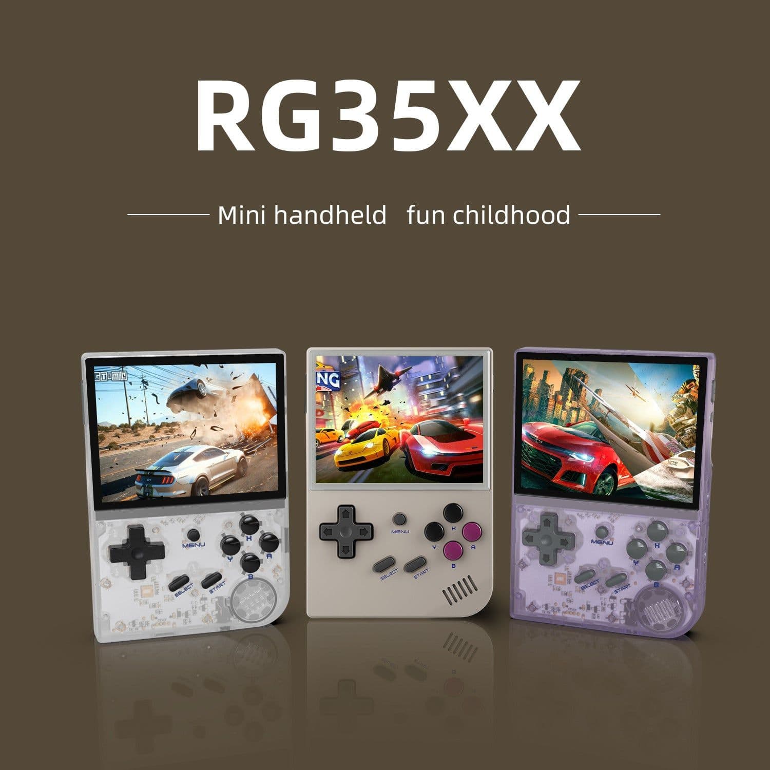 image-RG35XX Handheld Retro Gaming Console - GBA PS1 Arcade