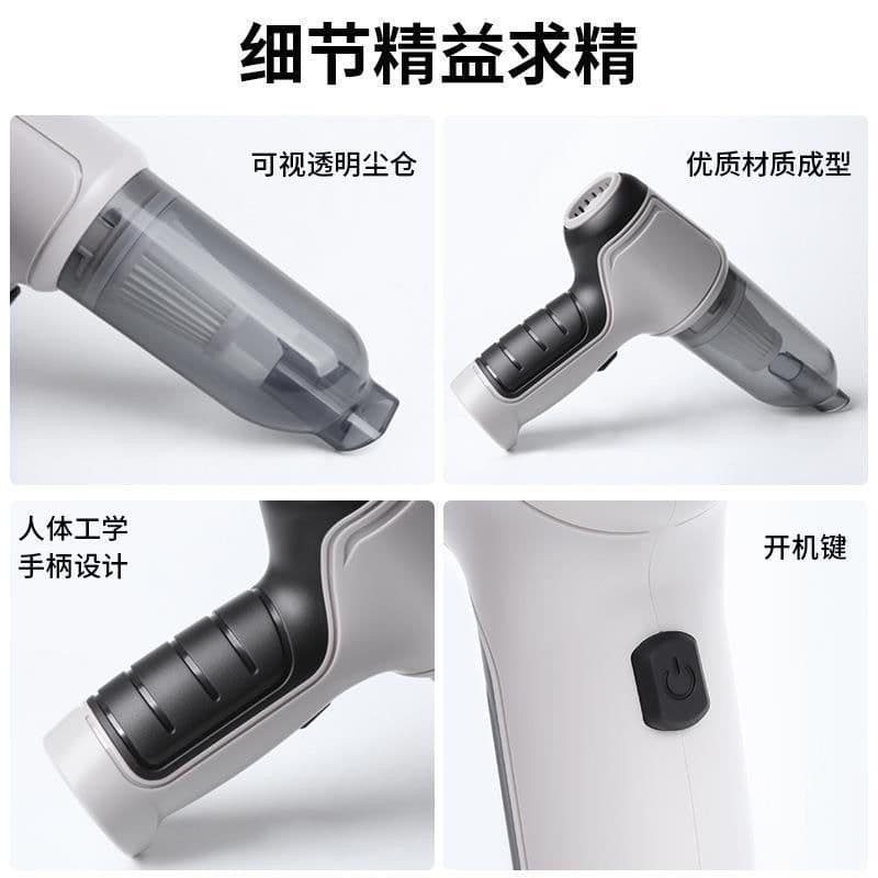 image-Handheld Car Vacuum - Cordless 120W Green