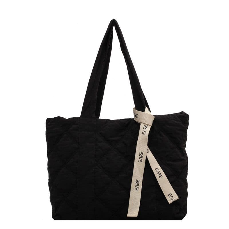 image-Smart Camp Tote Bag - Light Beige Nylon Large
