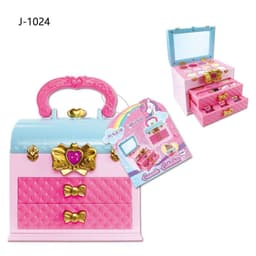 image-Kids Makeup Toy Suitcase - Princess Makeup Set for Girls 7-14 Years Old - Birthday Gift